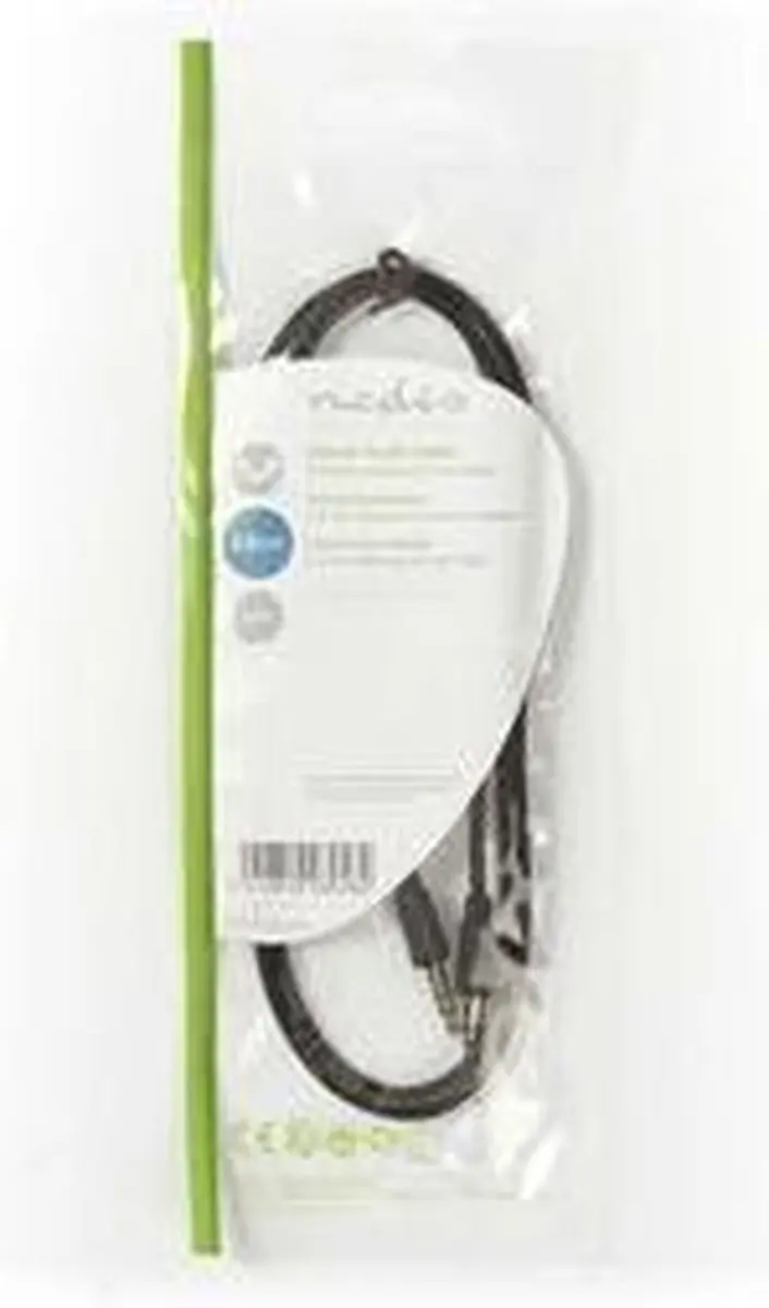 Nedis Stereo-Audiokabel 3,5mm - 1m - Zwart