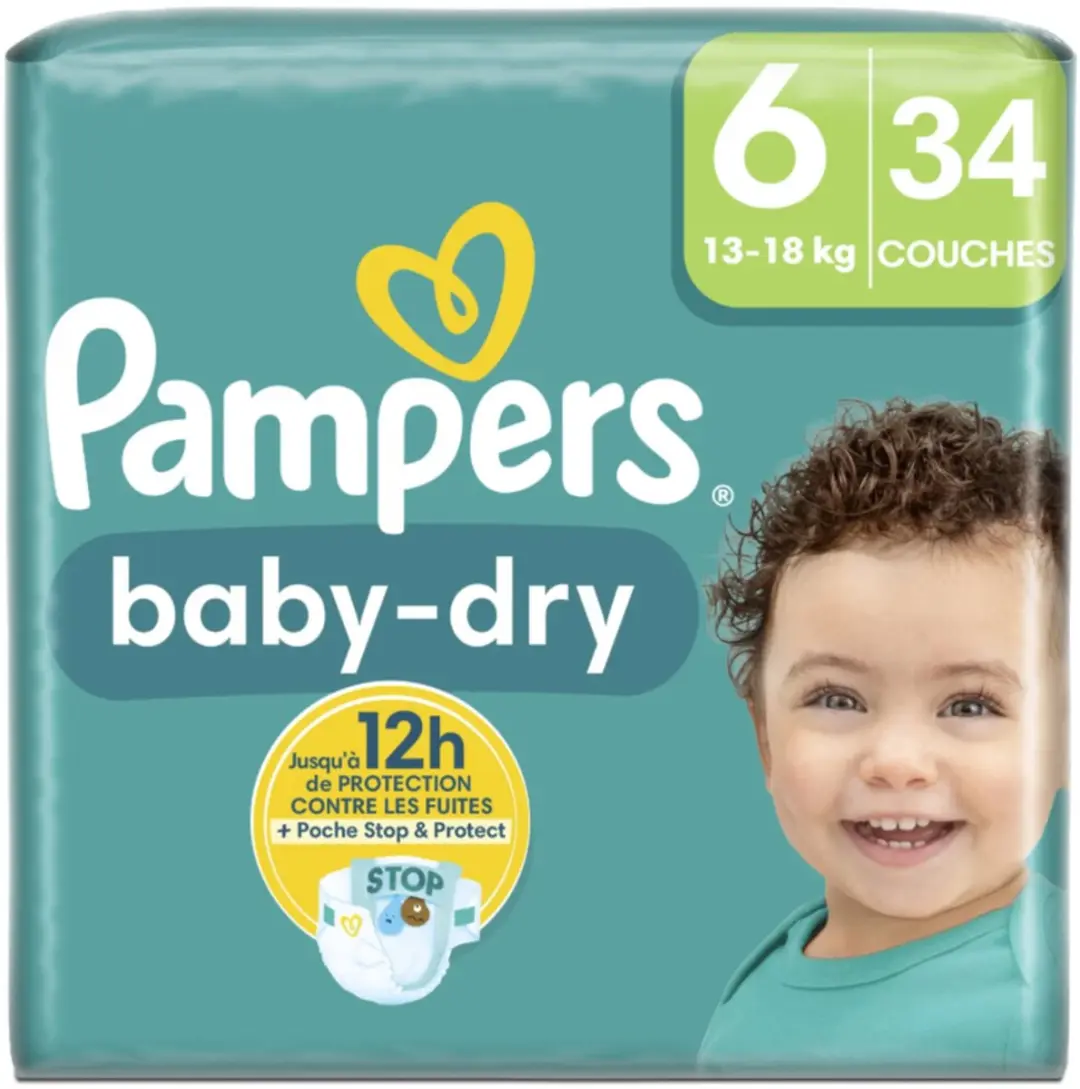 Pampers Baby Dry Luiers Maat 6 102 Stuks