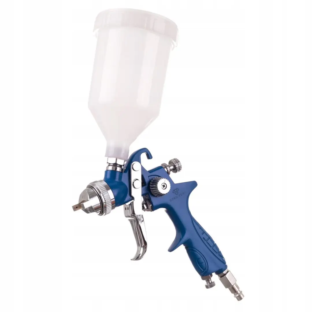 Technic HVLP Spuitpistool 1.4mm - 600ml Tank - Blauw/Zilver