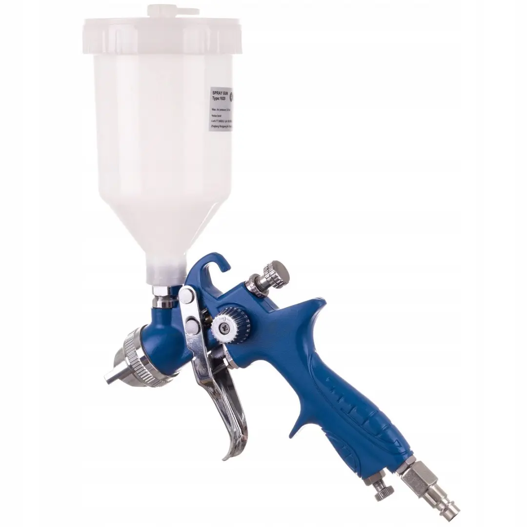 Technic HVLP Spuitpistool 1.4mm - 600ml Tank - Blauw/Zilver