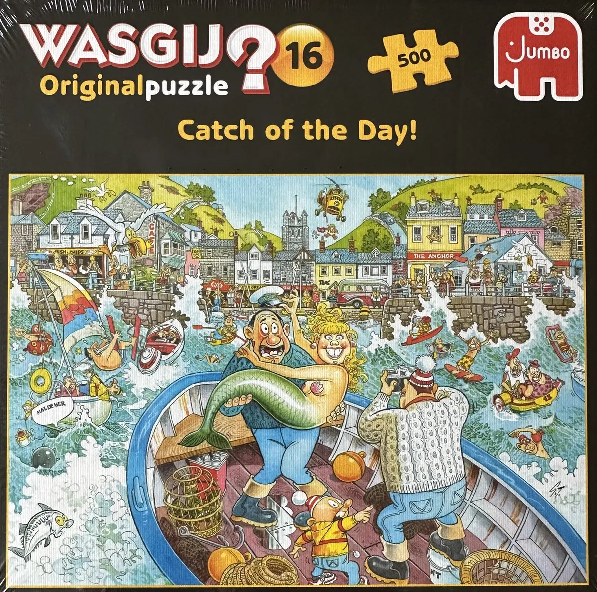 Wasgij Original 16 Vangst van de dag Puzzel 500 Stukjes - Multicolor