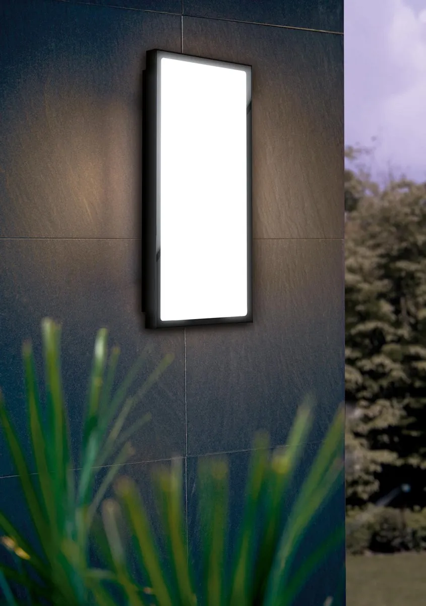Eglo Casazza Wandlamp Buiten LED 57cm - Zwart