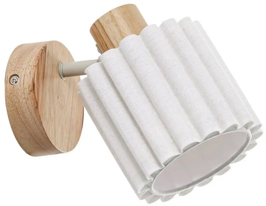 Lindby Wandlamp Licht Hout Beige - 1 Lichtpunt E14