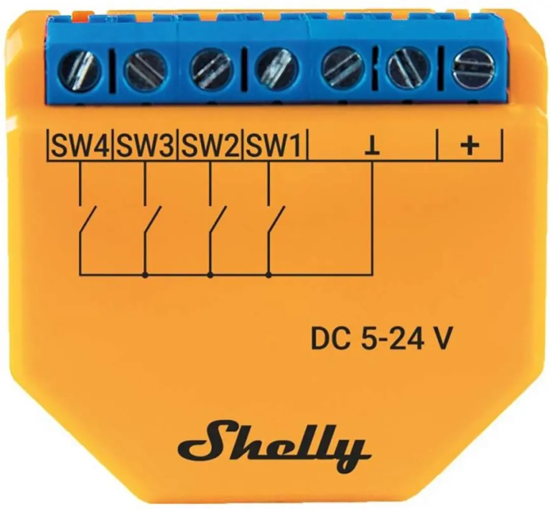 Shelly Plus i4DC Scenariomodule