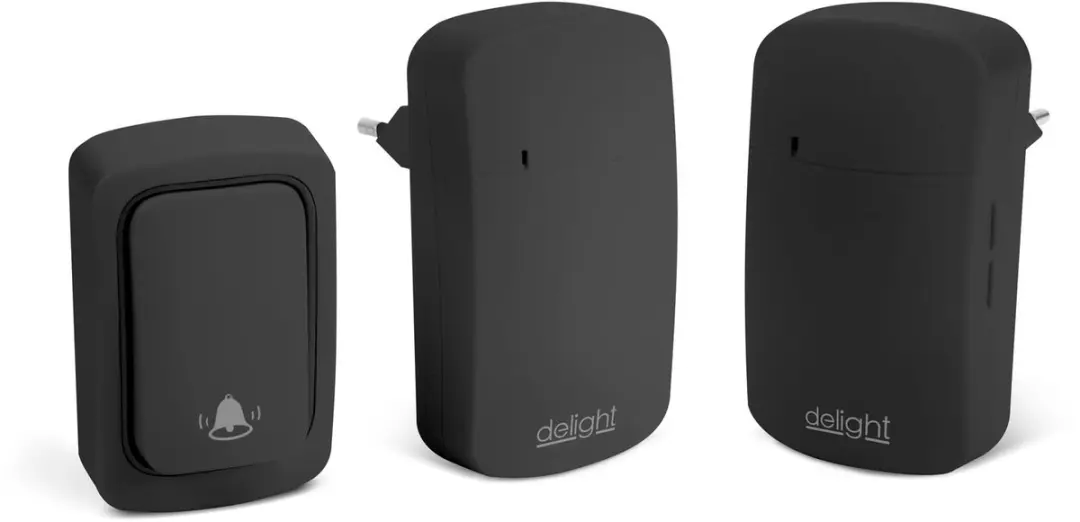 Delight Draadloze Deurbel 55345BK-2