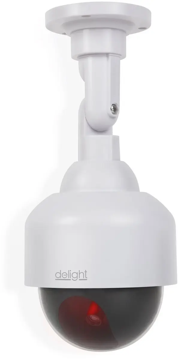 Delight Dummy Beveiligingscamera 55293 - Wit - 360° Draaibaar