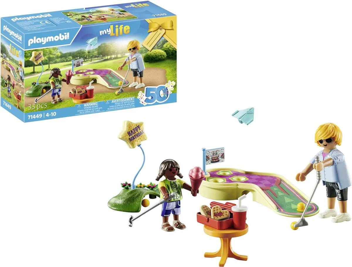 Playmobil Minigolf Gift Set 71449 - Multicolor