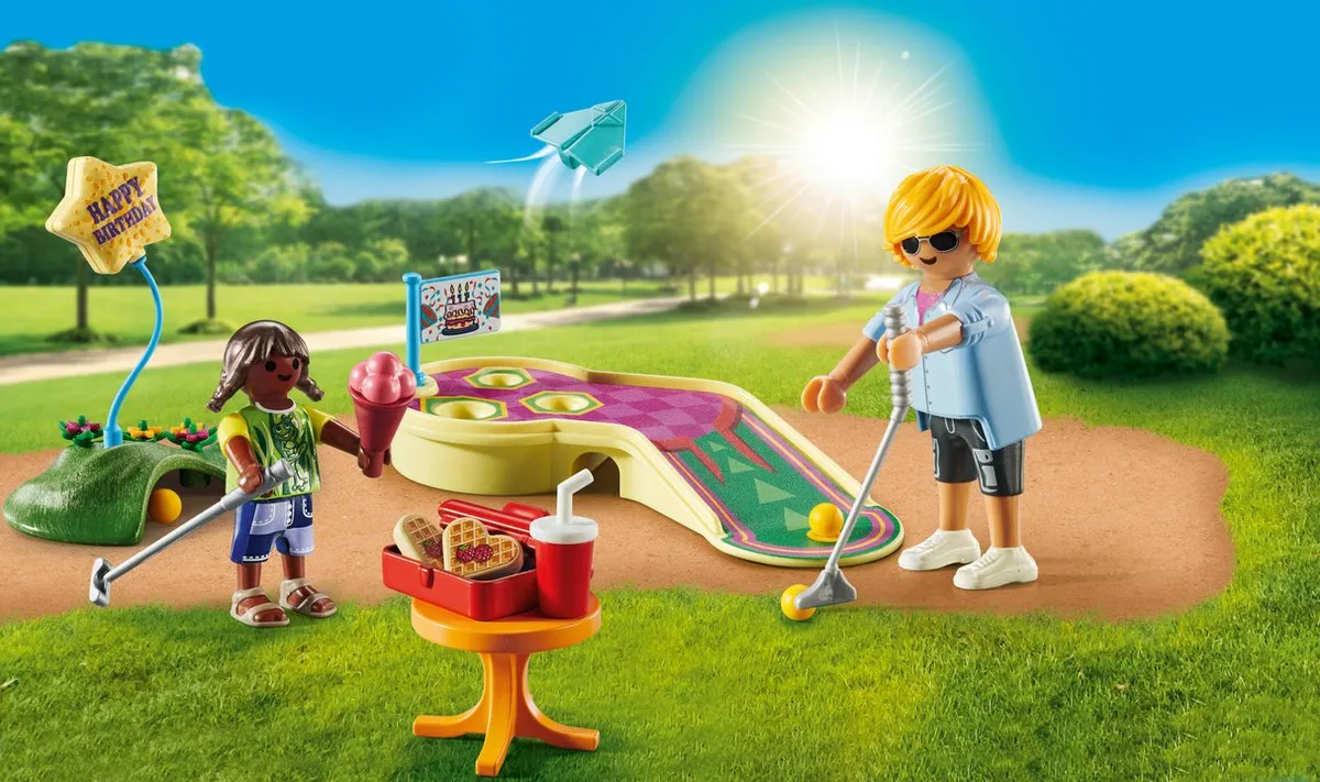 Playmobil Minigolf Gift Set 71449 - Multicolor