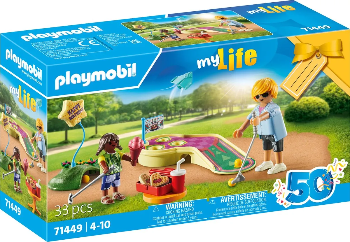 Playmobil Minigolf Gift Set 71449 - Multicolor