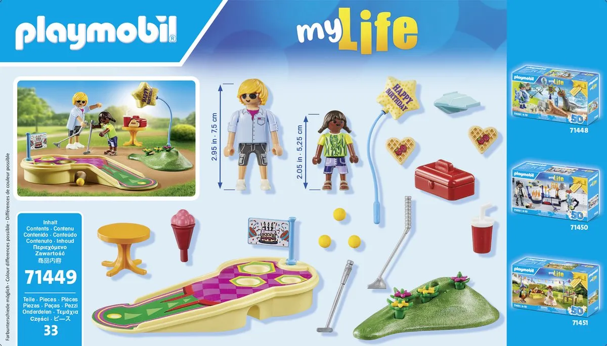 Playmobil Minigolf Gift Set 71449 - Multicolor - afbeelding 6 van 6