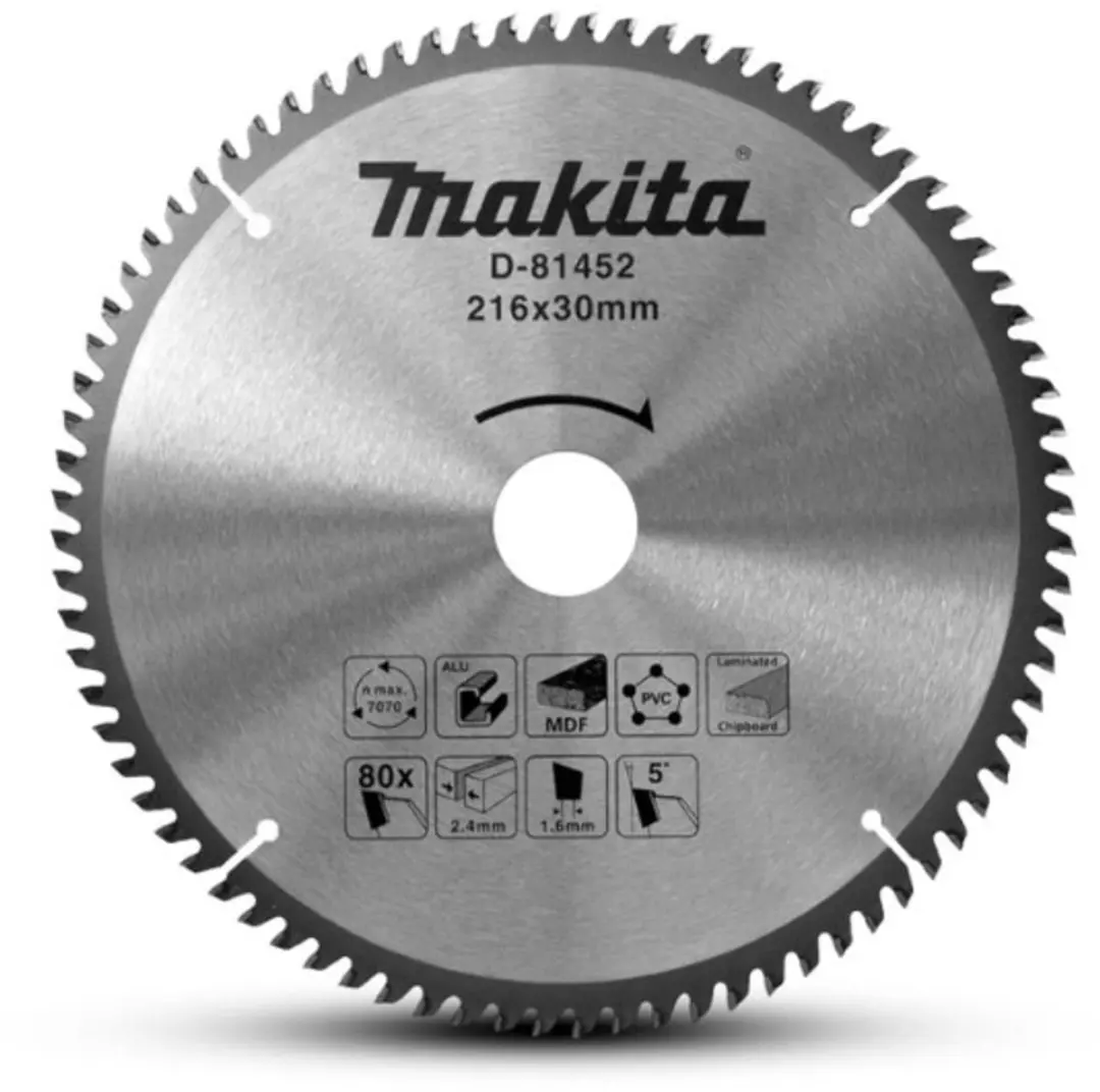Makita D-81452 Afkortzaagblad 216x30mm