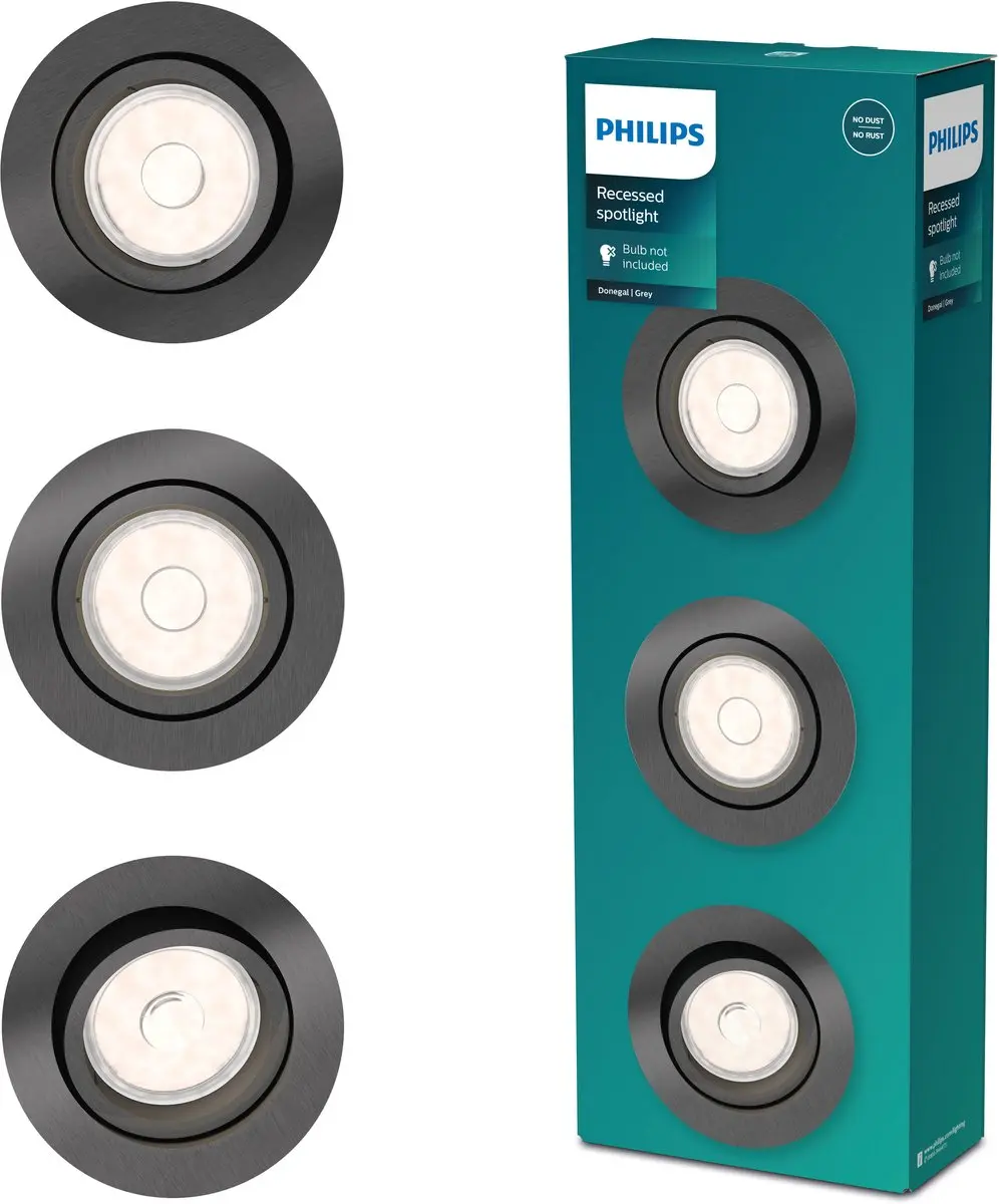 Philips Donegal Inbouwspot 3-lichts