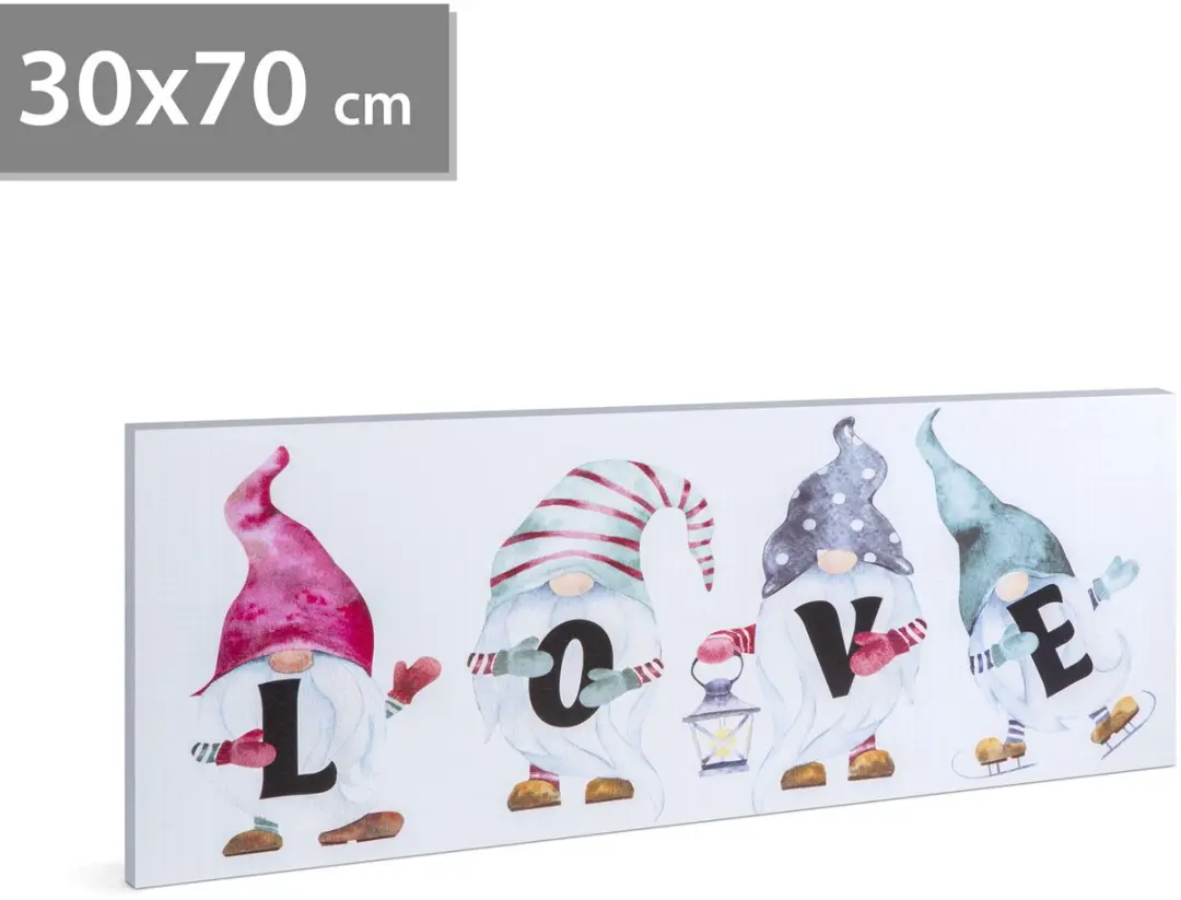 Delight LED-wandlamp LOVE 2xAA