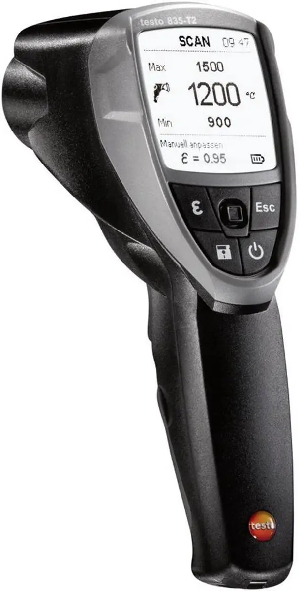 Testo 835-T2 Infrarood Thermometer - Contactmeting -10 tot +1500°C