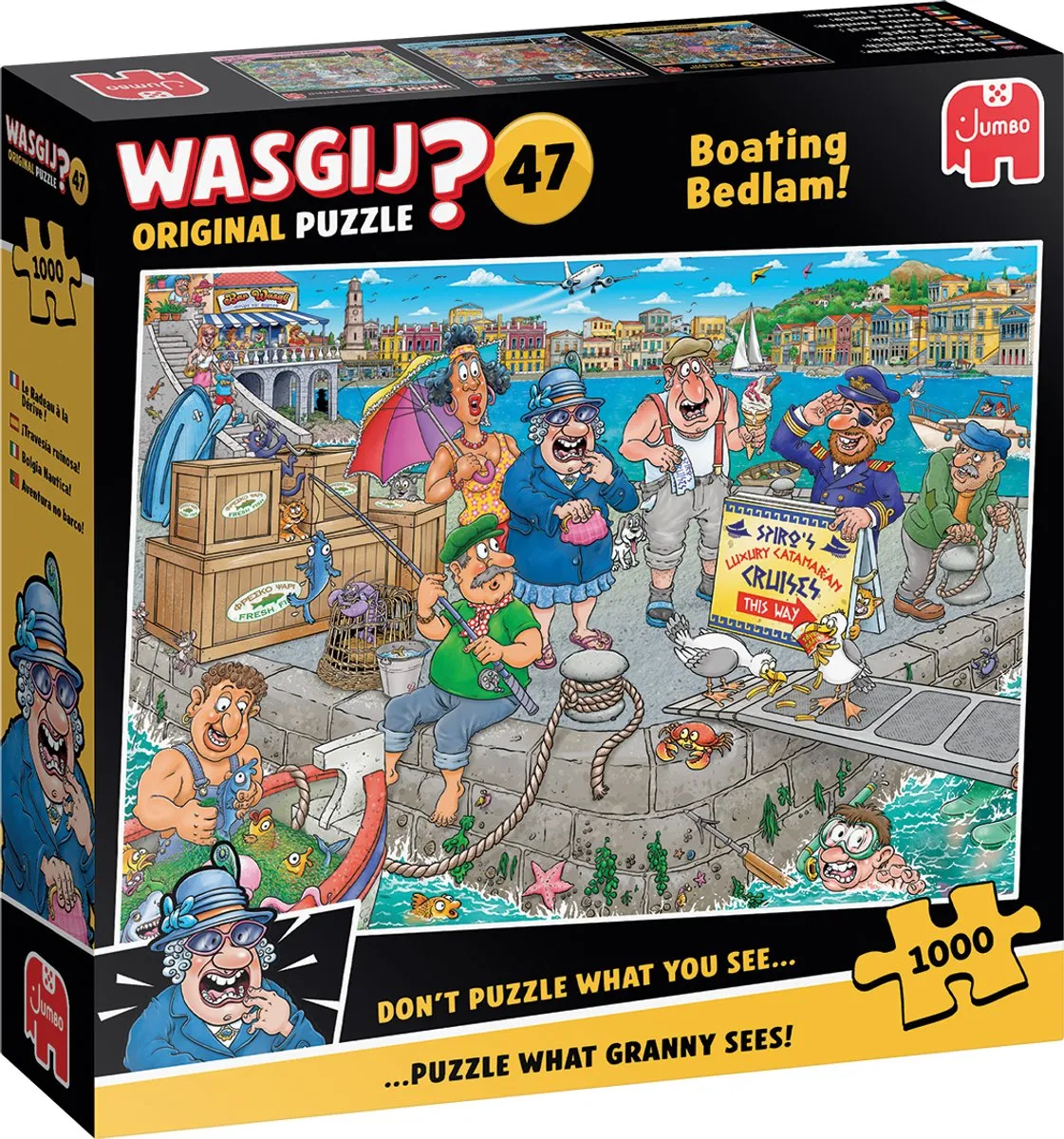 Wasgij Original 47 De boot in! Legpuzzel 1000 Stuks - Meerkleurig