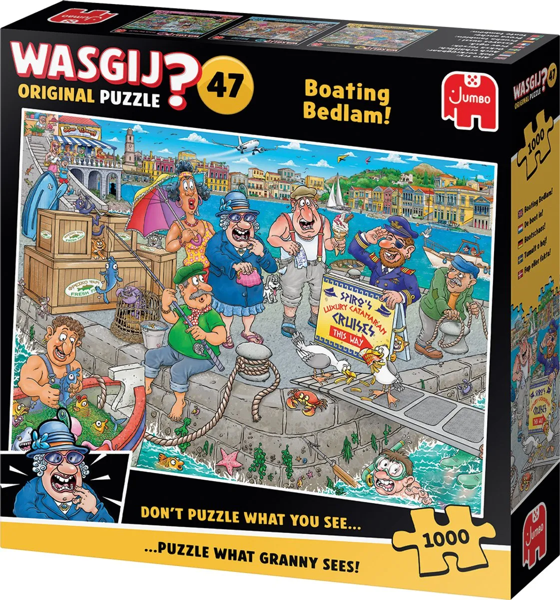 Wasgij Original 47 De boot in! Legpuzzel 1000 Stuks - Meerkleurig