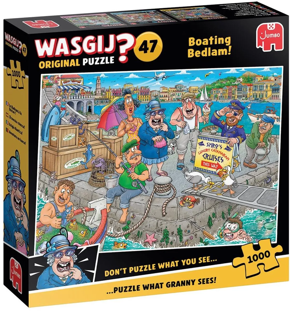 Wasgij Original 47 De boot in! Legpuzzel 1000 Stuks - Meerkleurig