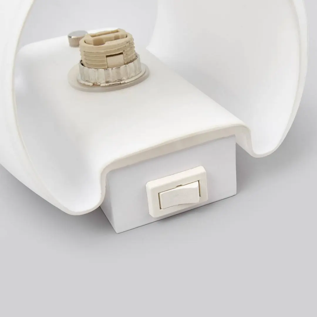 Lucande Wandlamp G9 Glas Metaal 16cm - Wit