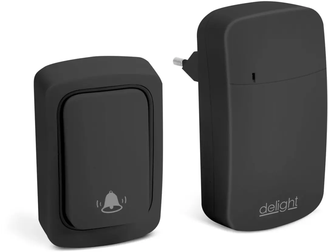 Delight Draadloze Deurbel 55345BK