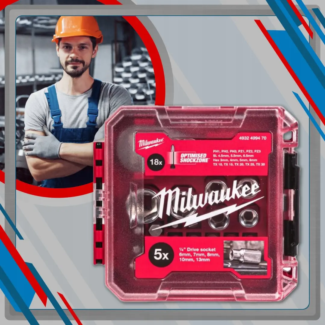 Milwaukee Bit- en Dopset 1/4" 25-delig - afbeelding 5 van 5