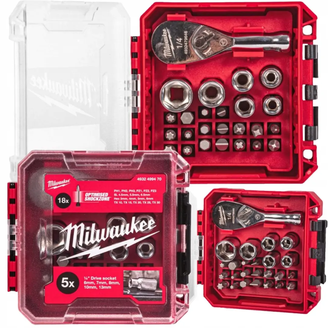 Milwaukee Bit- en Dopset 1/4" 25-delig