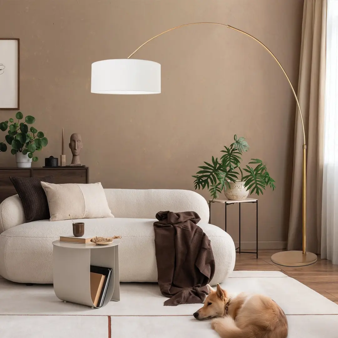Steinhauer Sparkled Light 4304BR Vloerlamp - Brons - 40W