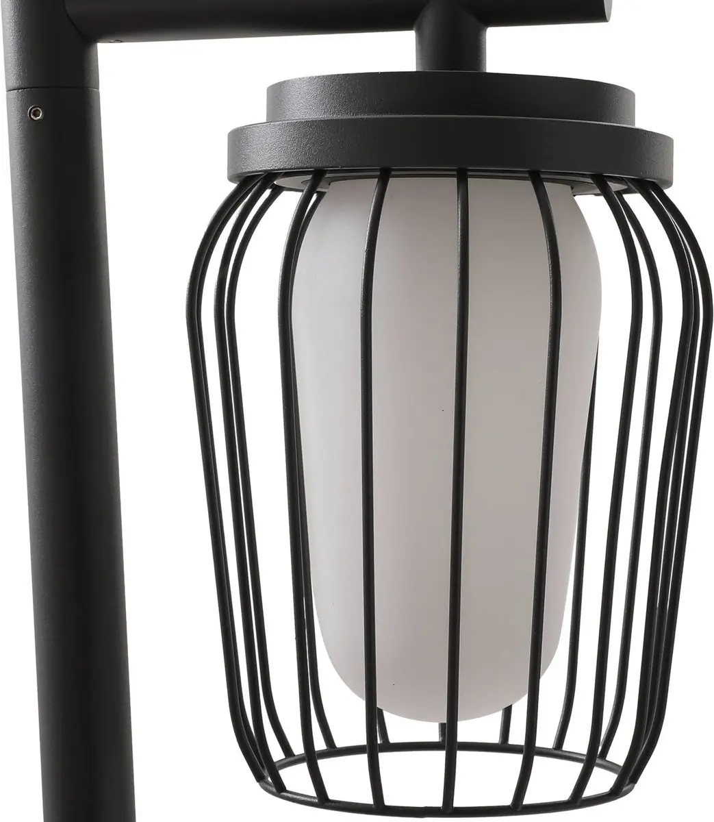 Lucande Padverlichting Zuillamp E27 - 15W - 100cm - Zwart