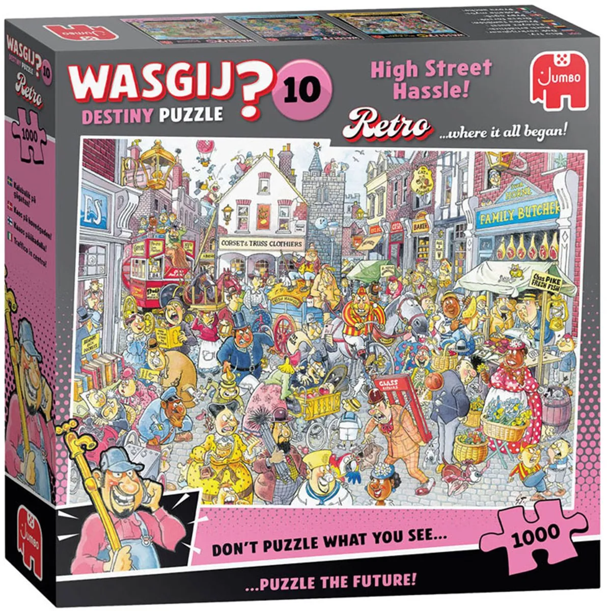 Wasgij Retro Destiny 10 Legpuzzel - 1000 Stuks - Meerkleurig