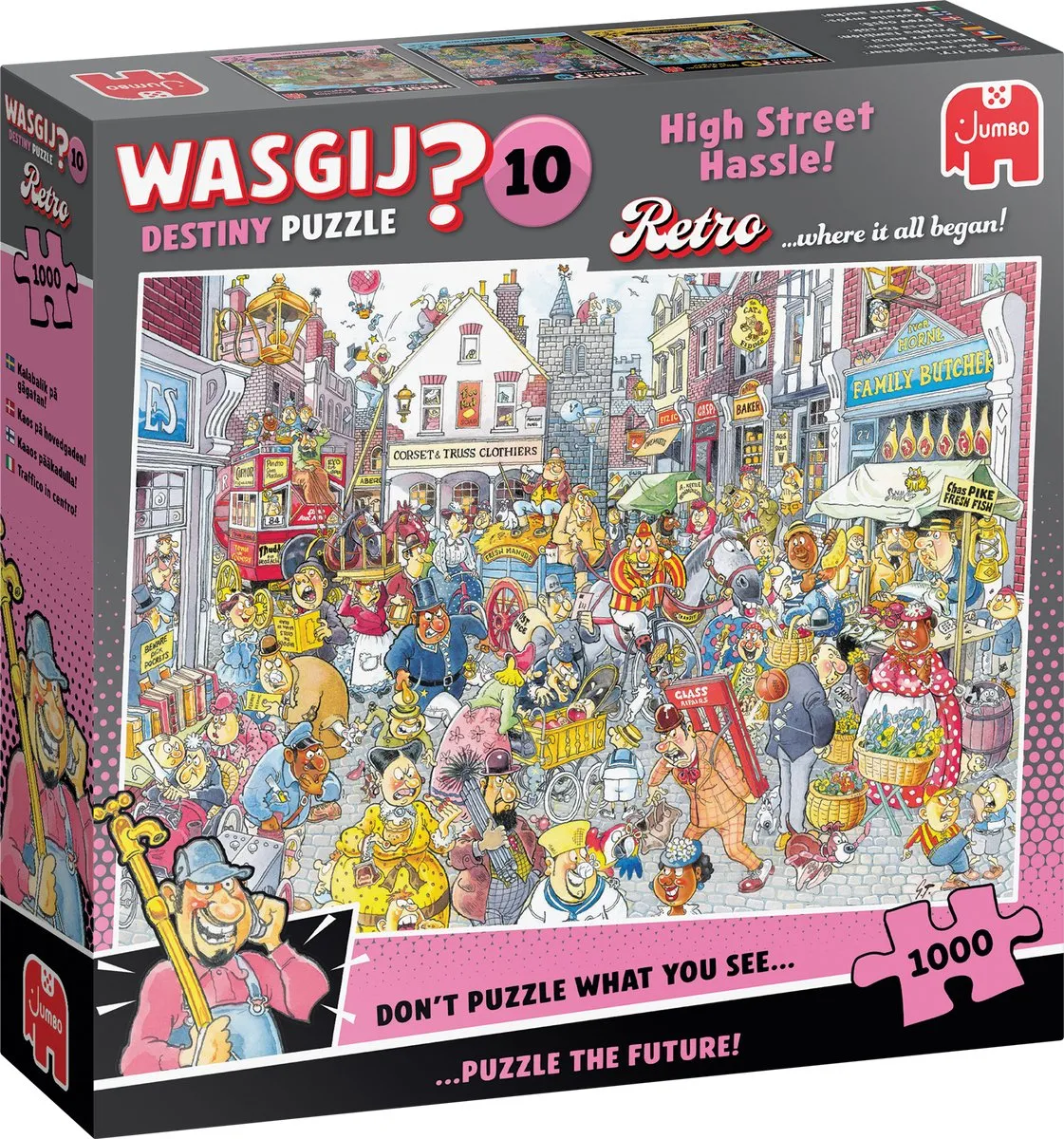 Wasgij Retro Destiny 10 Legpuzzel - 1000 Stuks - Meerkleurig