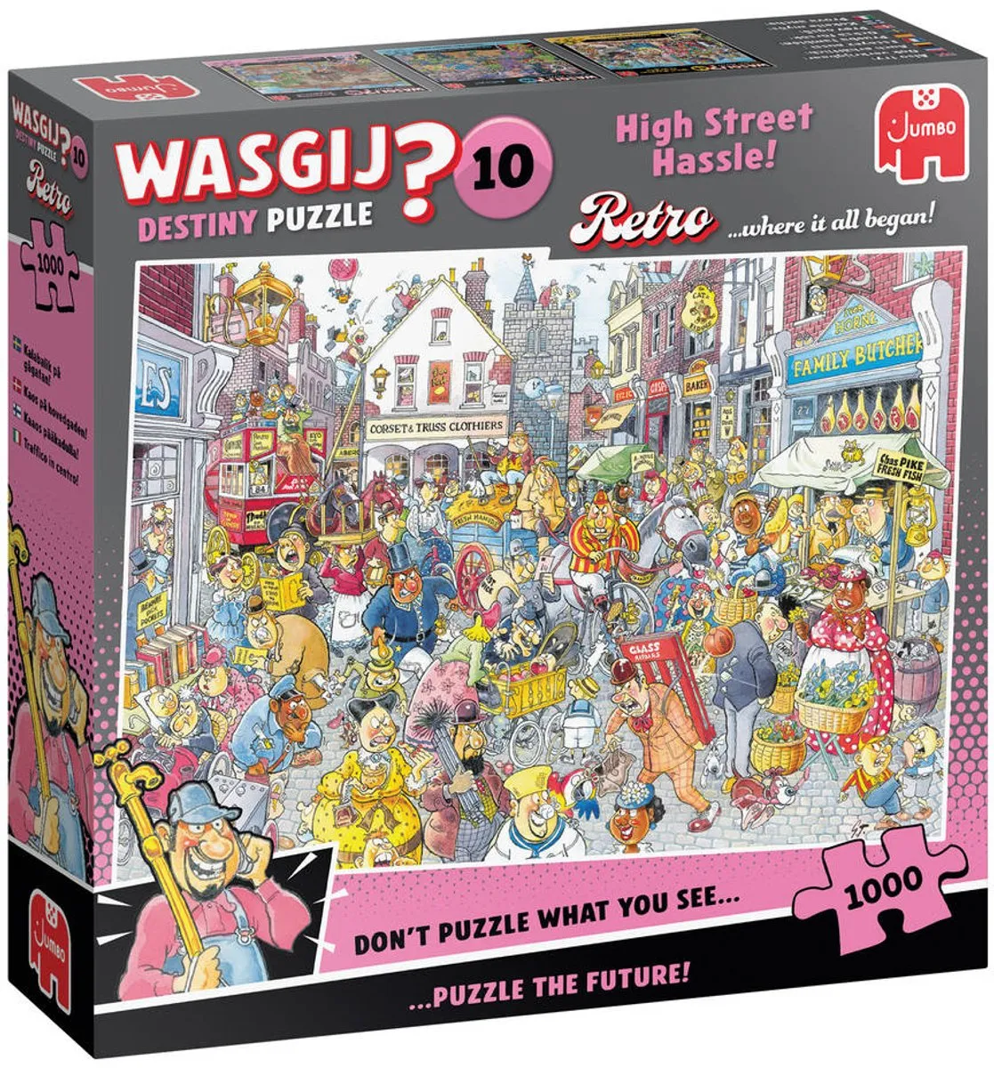 Wasgij Retro Destiny 10 Legpuzzel - 1000 Stuks - Meerkleurig