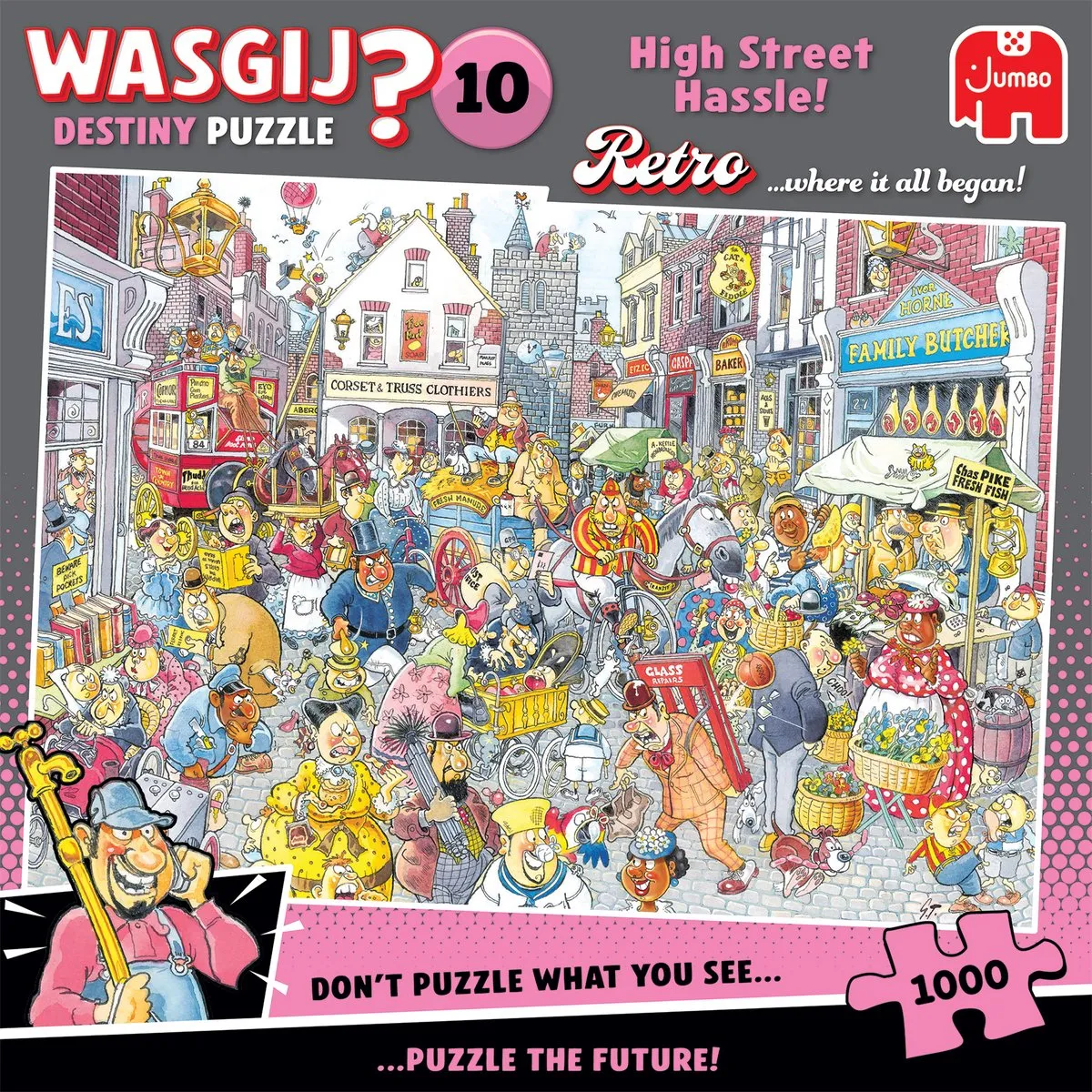 Wasgij Retro Destiny 10 Legpuzzel - 1000 Stuks - Meerkleurig