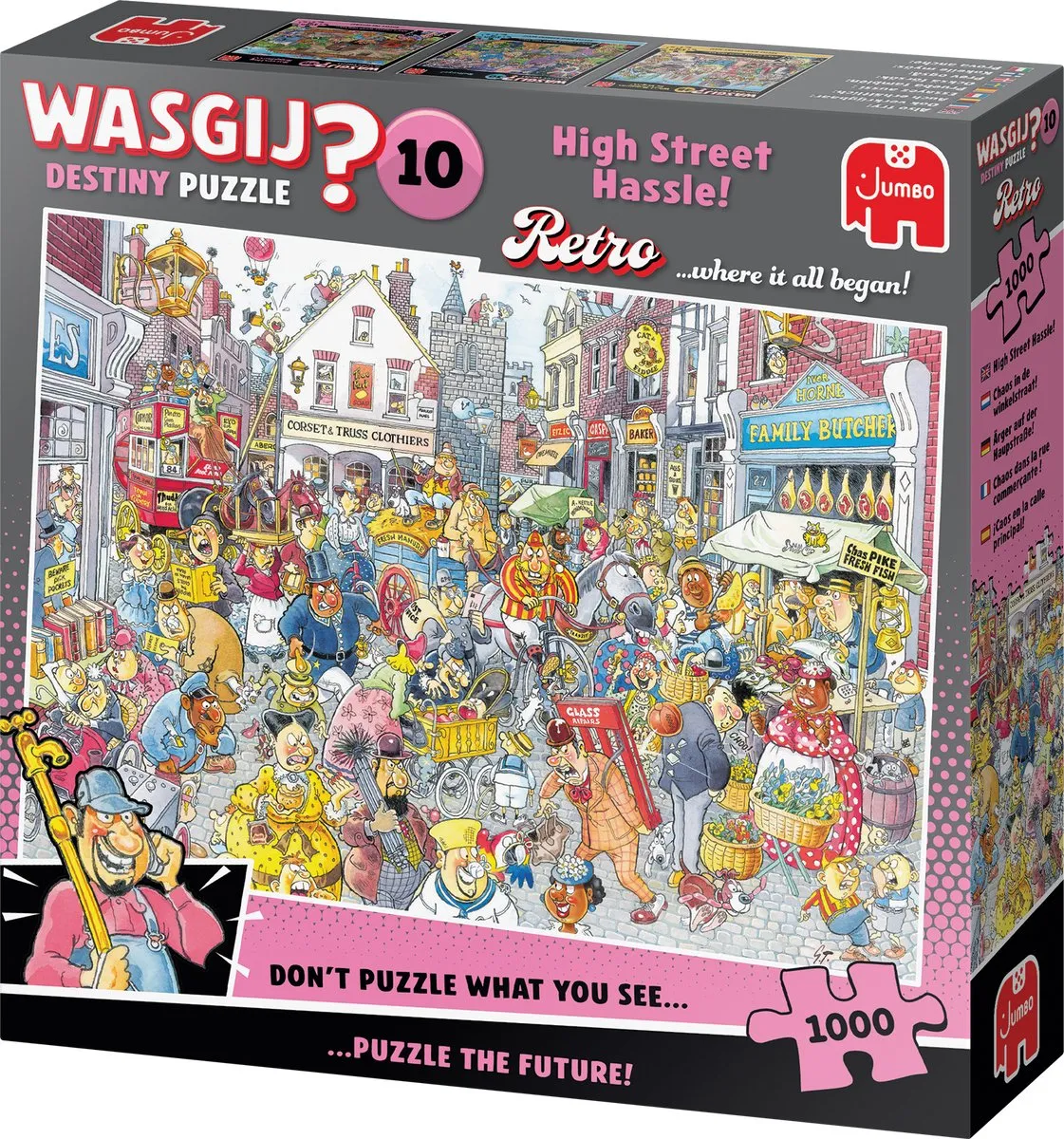 Wasgij Retro Destiny 10 Legpuzzel - 1000 Stuks - Meerkleurig - afbeelding 6 van 6