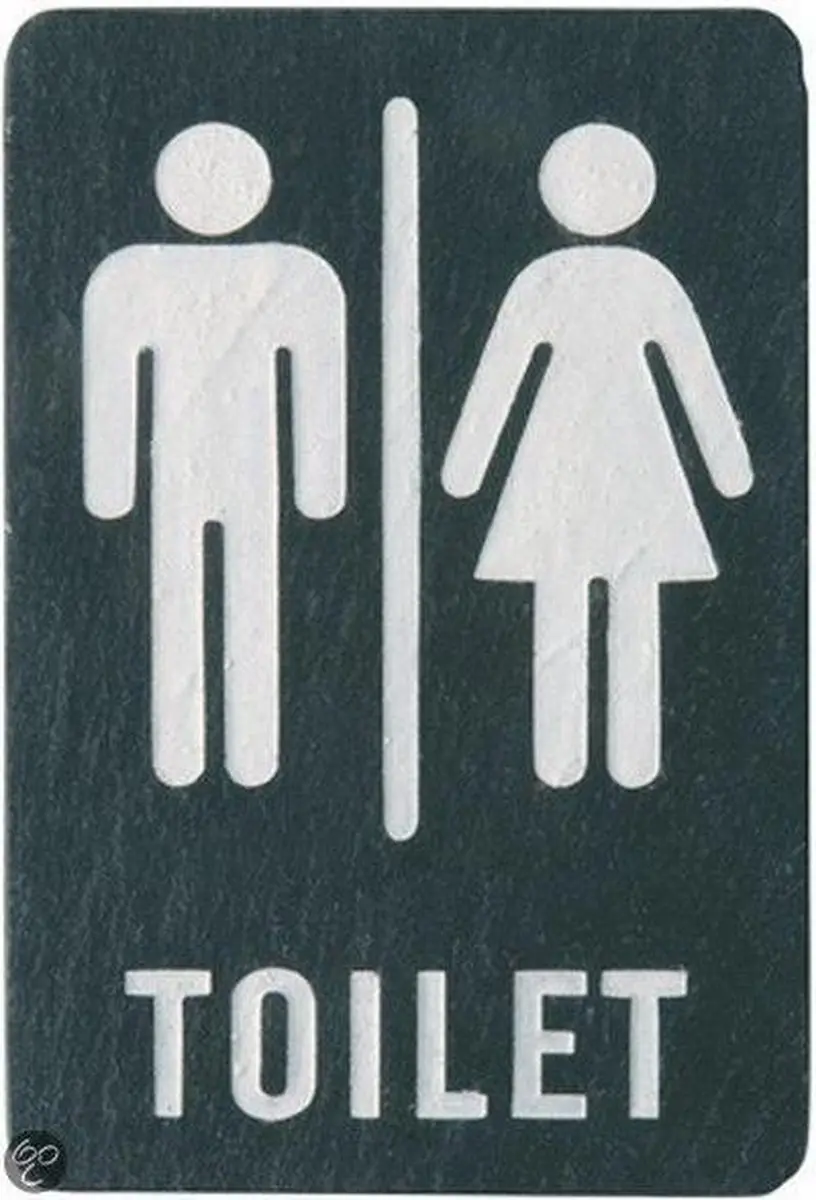 Esschert Design Tuinbeeld DP004 Leisteen Toilet