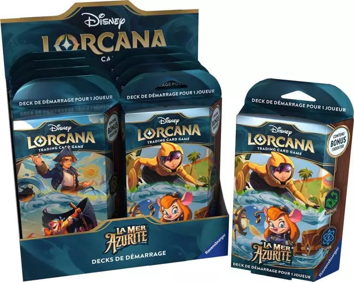 Ravensburger Disney Lorcana Azurite Sea, Kaartspel, Strategie, 8 jaar