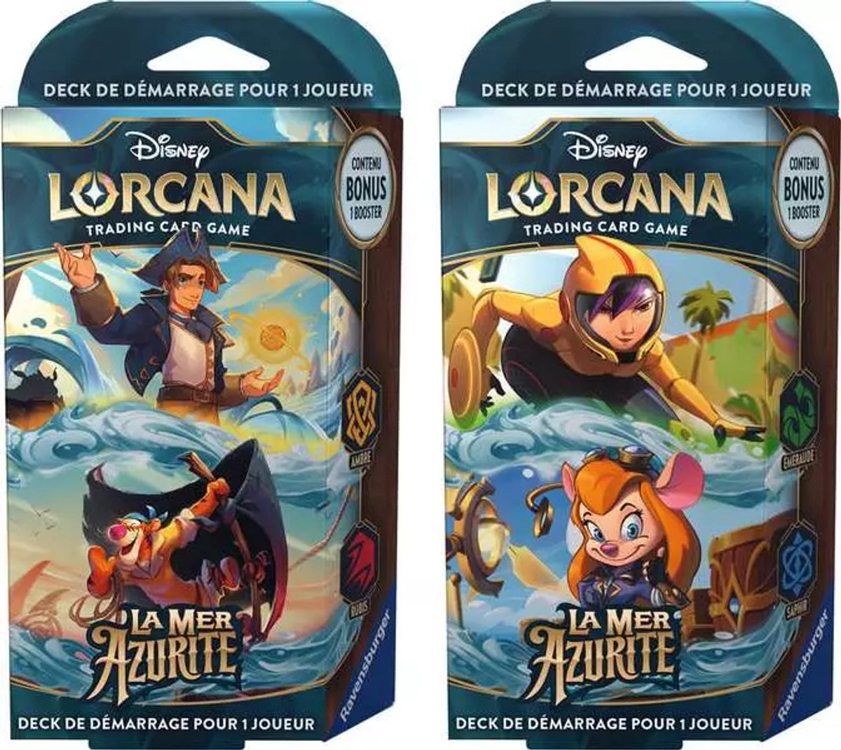 Ravensburger Disney Lorcana Azurite Sea, Kaartspel, Strategie, 8 jaar