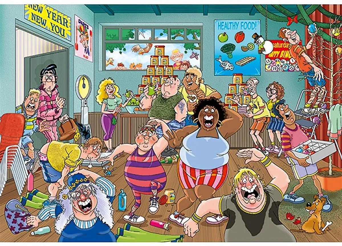 Wasgij Original 36 Goede Voornemens! Puzzel - 1000 Stukjes