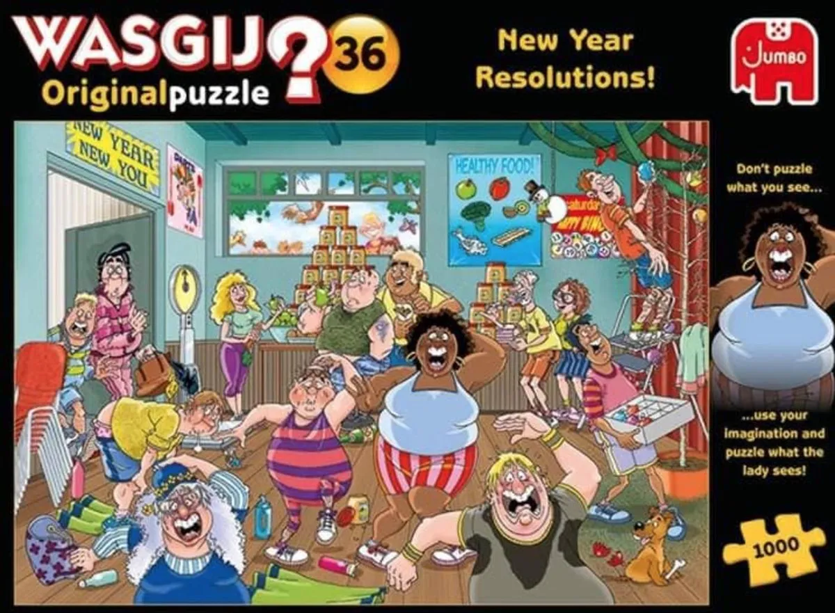 Wasgij Original 36 Goede Voornemens! Puzzel - 1000 Stukjes