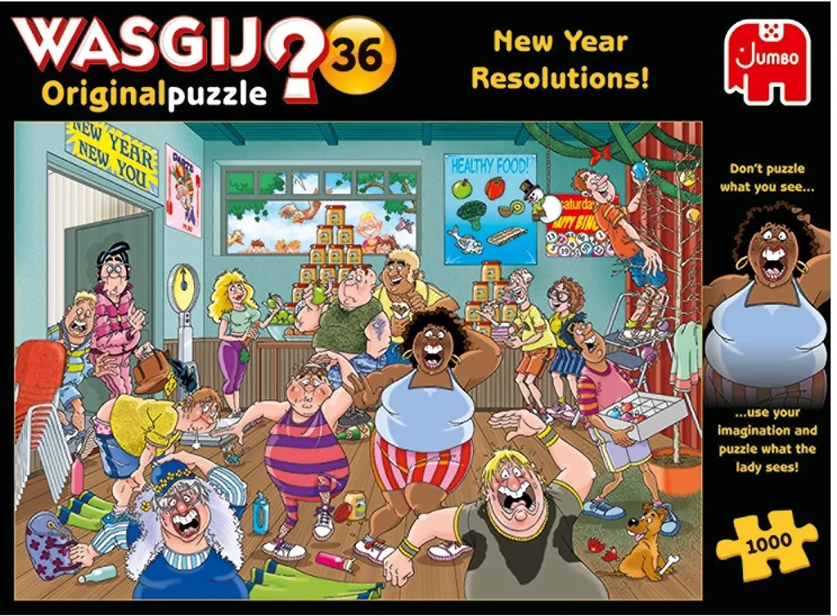 Wasgij Original 36 Goede Voornemens! Puzzel - 1000 Stukjes