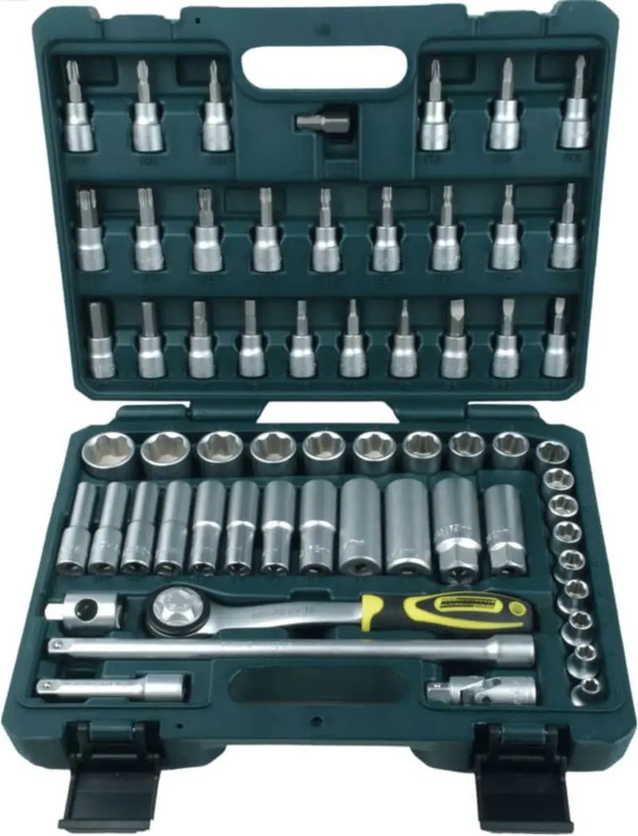 Brüder Mannesmann 61-delige 3/8" Doppendoos