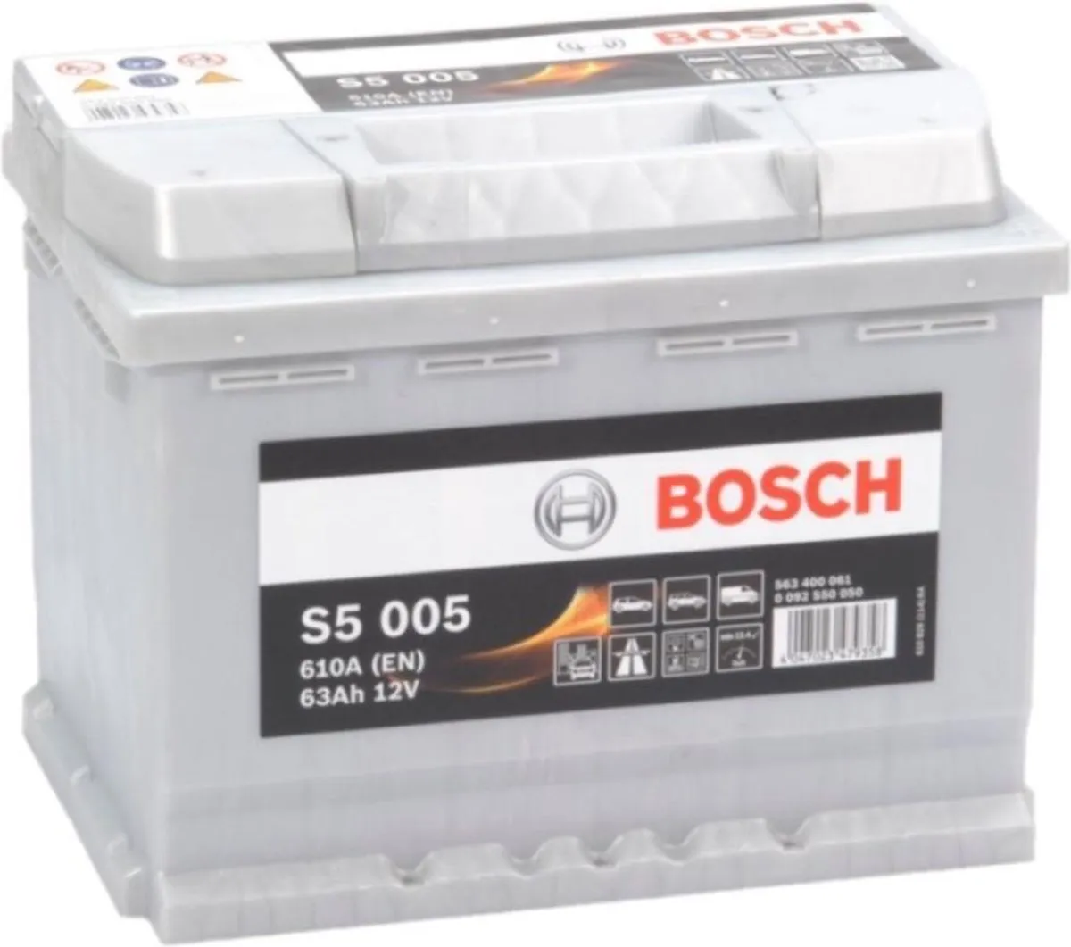 Bosch S5005 Accu 12V 63Ah - 0092S50050 - afbeelding 3 van 6