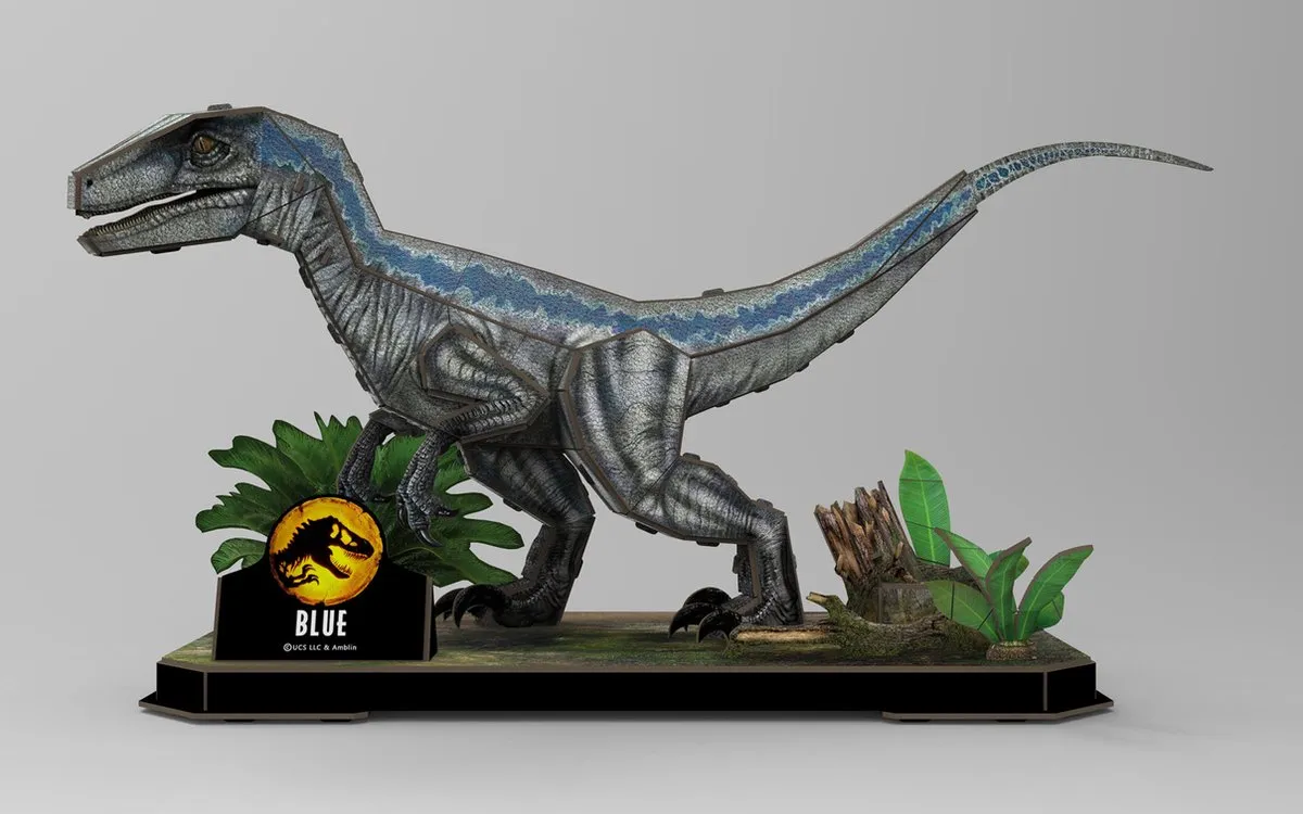 Revell Jurassic World Dominion Blauwe 3D Puzzel 57 Stuks