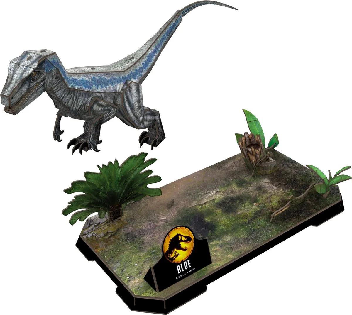 Revell Jurassic World Dominion Blauwe 3D Puzzel 57 Stuks