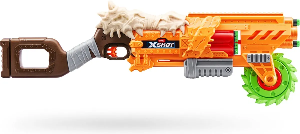 XSHOT Horrorfire Doomsday Pijltjes - 16 Stuks - Bruin/Oranje/Groen/Grijs