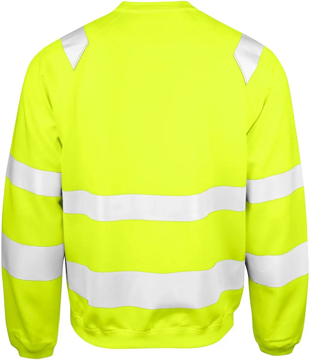Jobman 1150 Hi-Vis Sweatshirt - Geel XXL