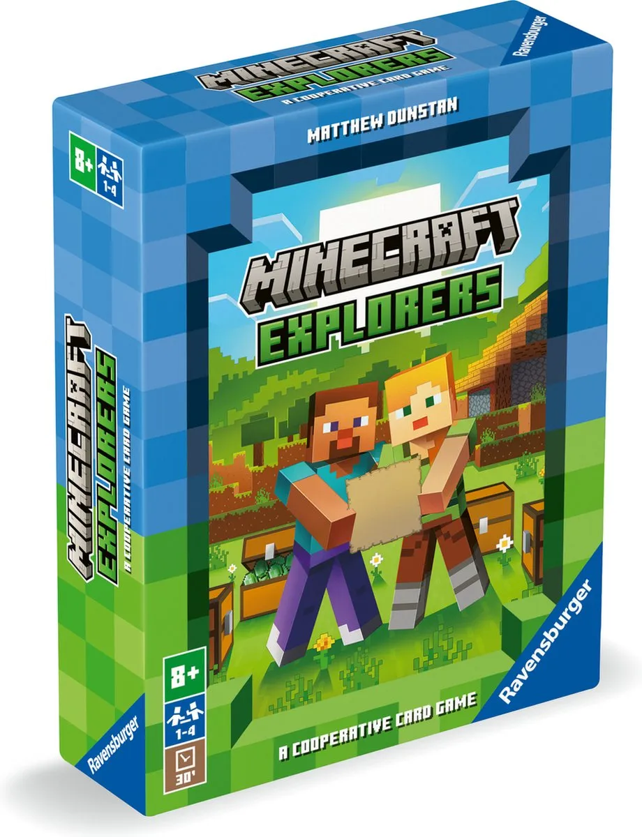 Ravensburger Minecraft Explorers 21580 Coöperatief Kaartspel - 1-4 Spelers