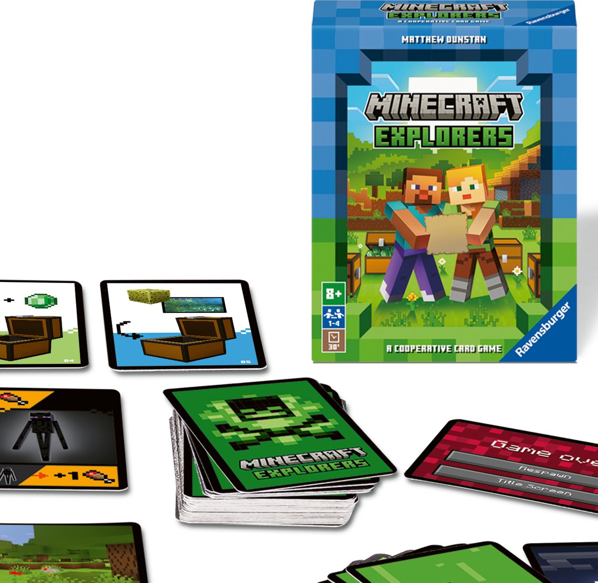 Ravensburger Minecraft Explorers - Coöperatief Kaartspel voor Kinderen