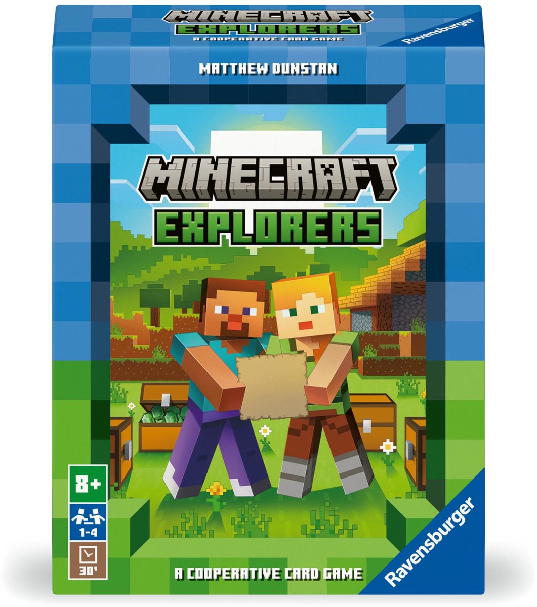 Ravensburger Minecraft Explorers - Coöperatief Kaartspel voor Kinderen