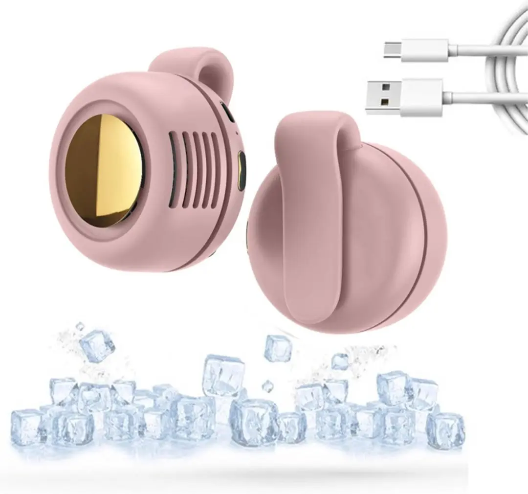 ECTEATOY Mini Ventilator Clip-On Roze