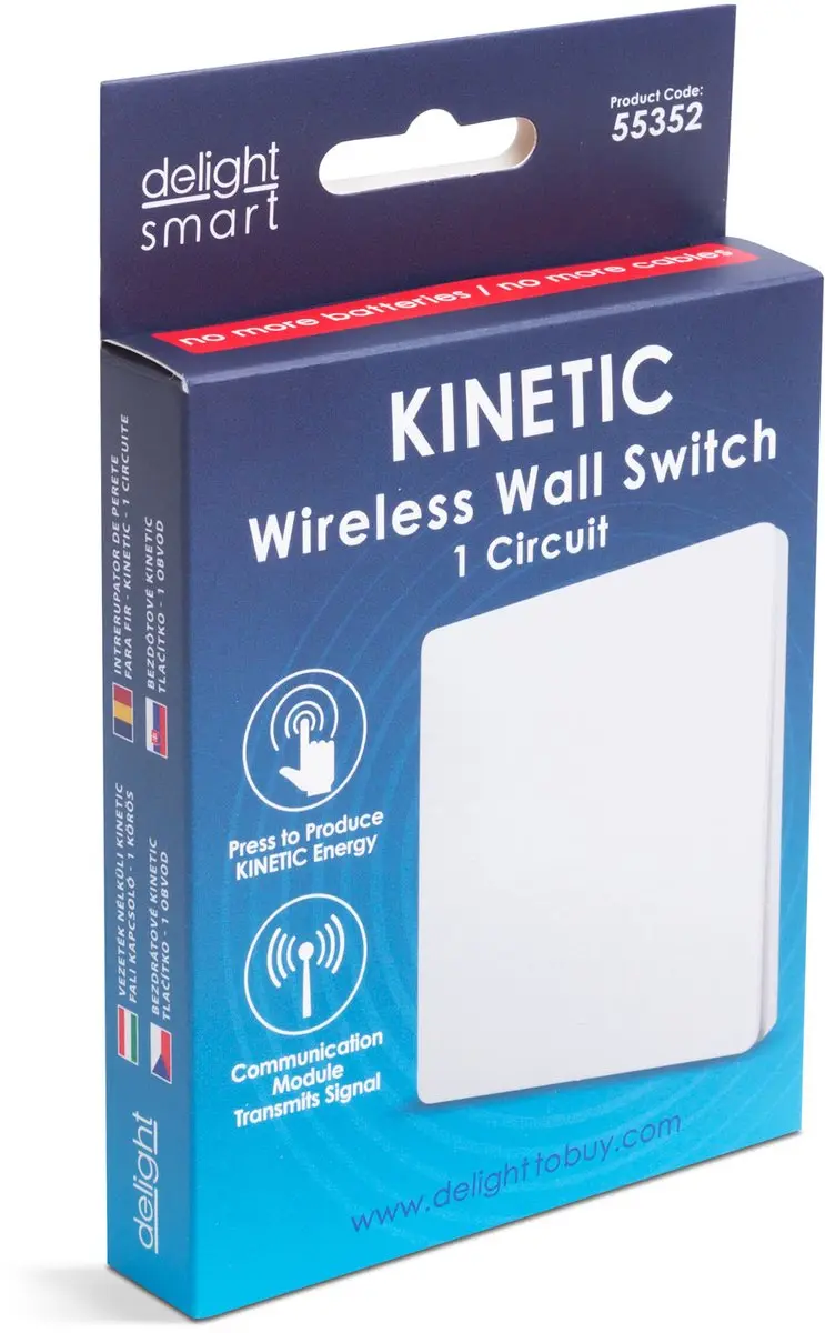 Delight Kinetische Schakelaar 433MHz - Meerkleurig