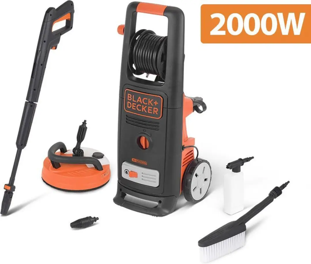BLACK+DECKER BXPW2000PE Hogedrukreiniger 2000W - 140 Bar - afbeelding 2 van 6